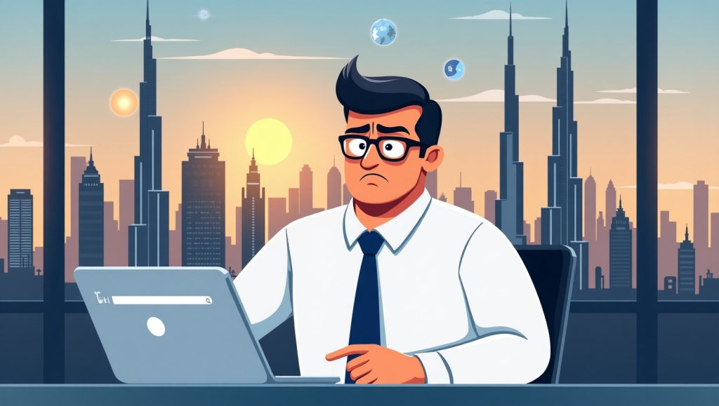 worried business man