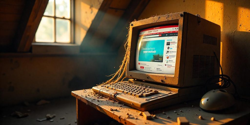 website without visitors